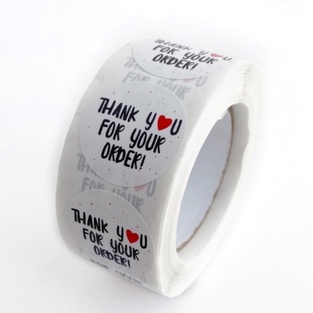 THANK Y💓U FOR YOUR ORDER STICKERS ▪︎500 pk - Picture 2 of 8